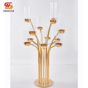 Candelabro de Acrílico Transparente para Bodas con Diseño de Espejo, Centro de Mesa de 118 cm para Bodas - Product Image 6