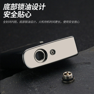 Encendedor de queroseno JOFI, metálico, recargable, con apertura lateral, para hombre, ideal para regalo. - Product Image 4