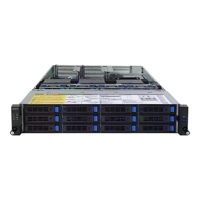 Used R282-Z93 2U Rack Server Dual Socket SP3 LGA4094 64 Cores EPYC 7003 7002 Processor 3x PCIe Gen4 GPUs Server