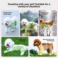 Pantalon anti-poussière pour chien, vêtements à quatre pattes pour petit chien, un incontournable pour les promenades, adapté aux races Teddy et Bichon, pour l'extérieur
