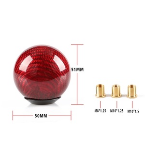 Pomo de Cambio de Marchas de Fibra de Carbono de Primera Calidad, Kits Interiores Populares de Ajuste Universal para Automóviles, Camionetas y SUV - Product Image 4
