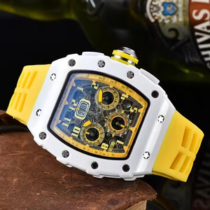 Venta caliente de fábrica Precio al por mayor Reloj de pulsera multifunción para hombre 5ATM Relojes deportivos a prueba de agua Banda de silicona Puntero Dial US - Product Image 4