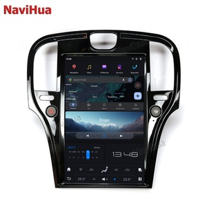 NaviHua 14.4'' Tesla Style Screen Car DVD Player Android Car Stereo Automotive Multimedia Monitor for Chrysler 300C 2011-2014 - Product Image 1