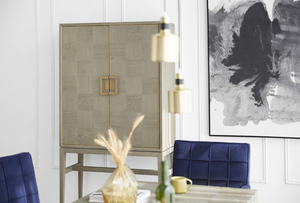 Base en métal en bois 2 niveaux vin bois <span class=keywords><strong>buffet</strong></span> <span class=keywords><strong>buffet</strong></span> armoire moderne salon armoires de rangement avec tiroirs serrure porte haute - Product Image 3