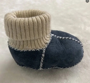 מגפי ילדים מפרוות כבשים דו-צדדית, ידידותיים לסביבה, חמים לחורף, מגפי שלג נושמים מצמר סרוג לתינוקות רכים - Product Image 4