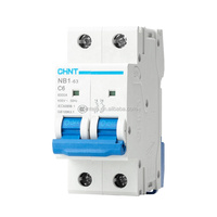 Fabricante Chino, Venta Profesional de Interruptores de Circuito Miniatura Eléctricos CHNT CHINT Mcb, 16a 63a 220v 1P 2P 3P 4P Disyuntor