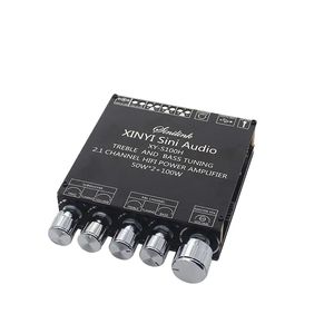 XY-S100H XINYI Sini Audio 2.1 Channel Amplifier Board, Hi-Fi Bass & Treble <b>Subwoofer</b> Audio Amplifier Module - Product Image 1