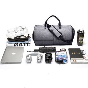 Bolsa Deportiva de Gimnasio con Logotipo Personalizado para Hombre y Mujer, Bolsa de Viaje de Diseño con Bolsillo Impermeable - Product Image 2