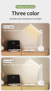 Sáng Tạo Đèn Bàn Sinh Viên Ký Túc Xá Học Tập Sạc Gấp Bảo Vệ Mắt Cạnh Giường Ngủ Có Thể Sạc Lại LED Đèn Đọc Sách - Product Image 3