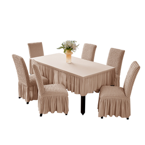 Bán buôn phổ đàn hồi căng có thể giặt rắn Polyester Bong Bóng lưới dinging ghế bìa cho các sự kiện đám cưới - Product Image 1