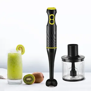 High efficiency Commercial Immersion Electric Stainless Steel PP Plastic Black Stick Hand Blender