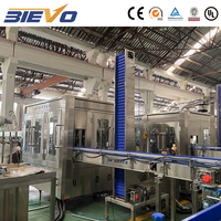 Ligne de production complète et automatique de remplissage de boissons gazeuses en bouteilles PET, usine de soda et de cola clé en main