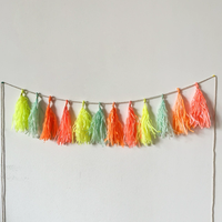 Lot de 12 pièces de rubans et pompons en papier pour décorations de fête d'Halloween, du Nouvel An, de remise de diplôme, d'anniversaire et de mariage