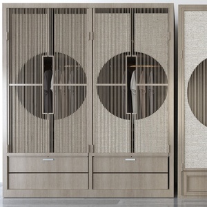 New Design Wooden Extendable Plywood <strong>Door</strong> <strong>Wardrobe</strong> for Bedroom Dining Living Room - Product Image 4