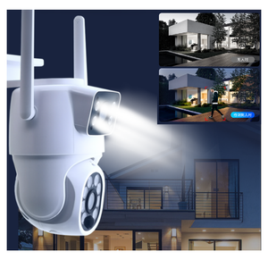 Großhandel Tuya Dual Lens ptz Nachtsicht Wifi Outdoor-Sicherheit CCTV-Kamera mit Alarm 4g SIM-Karte Solar kamera - Product Image 3