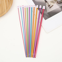 Outils de crochet en alumine multi-spécifications, crochet simple de couleur, aiguille à tricoter pour pull, vente en gros exquise