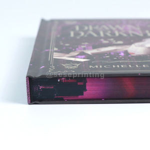 Impresión de Novelas de Mafia de Romance Oscuro con Encuadernación Personalizada, Bordes Pintados, Sección de Bordes Multicolor, Cosido, Edición Especial, Fabricante - Product Image 4