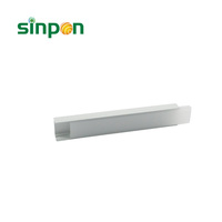 Diffuseur de bande Led étanche en U, facile à découper, serré et monté sous le meuble, profil en aluminium, avec vis et Clips de fin