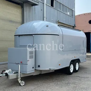 Camion de restauration mobile de rue, remorque alimentaire mobile conforme aux normes européennes, à vendre - Product Image 1
