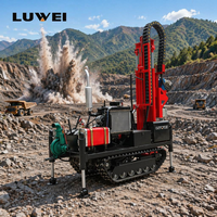 Machine de forage sur mesure avec moteur à essence diesel puissant appareil de forage de roche Dth pour l'exploitation minière de mine dynamitage