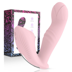Wearable <b>Remote</b> <b>Control</b> Suction <b>Vibrating</b> Thrusting Silicone Waterproof Massager 8 Frequencies USB Charging Adult Sex Toy Female - Product Image 1