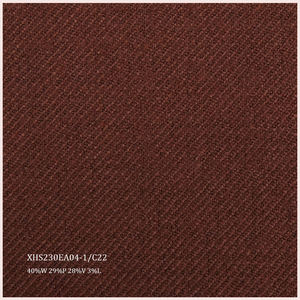 2023意大利美利奴羊毛面料混纺男式西装条纹斜纹库存精纺羊毛环保色织夹克材料 - Product Image 5