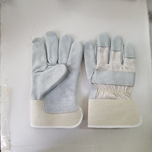 Gants industriels en cuir croûte CE EN388, gants de protection pour l'agriculture, le jardinage, les travaux extérieurs et les travaux lourds - Product Image 3