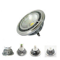 Projecteur LED rond anti-éblouissement en aluminium 15W COB AR111, grille, G53 GU10 LED ES111, projecteur 20W GU5.3, éclairage LED encastré au plafond