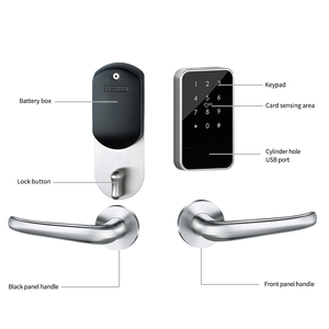 Serrure intelligente de porte de chambre d'hôtel TTLock TTHotel, accès sans clé, appartement, acier inoxydable, RFID, <span class=keywords><strong>carte</strong></span> électronique d'hôtel et clé - Product Image 6