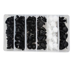 100Pcs Pare-chocs De Voiture Clips En Plastique Rivets Attaches <span class=keywords><strong>Push</strong></span> Retainer Kit avec Tailles Auto <span class=keywords><strong>Push</strong></span> <span class=keywords><strong>Pin</strong></span> Rivets Ensemble avec Fastener Remover - Product Image 3