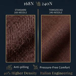 Chaussettes habillées Luxure de haute qualité pour hommes Logo et motif personnalisés Taille libre Équipage tricoté en nylon pour les affaires et la saison estivale - Product Image 4