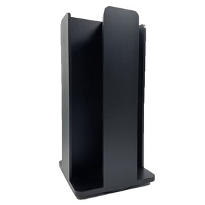 360 Rotating Paper Cup Holder Desktop Storage Rack Natural Black <b>Standing</b> Type For Coffee Milk <b>Tea</b> Cups - Product Image 1
