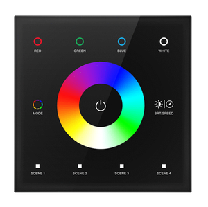 Skydance 4CH 3A 12-24V RGBW treo tường chuyển đổi cảm ứng Bảng điều khiển ánh sáng <span class=keywords><strong>LED</strong></span> <span class=keywords><strong>RF</strong></span> 2.4 Gam dimmers cho RGBW Dải T4 - Product Image 1