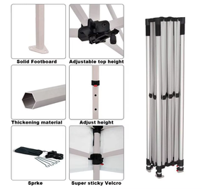 Carpas Plegables Personalizadas <span class=keywords><strong>para</strong></span> Exteriores con Marco <span class=keywords><strong>de</strong></span> Aluminio <span class=keywords><strong>de</strong></span> 10x10 pies, Carpas Publicitarias <span class=keywords><strong>para</strong></span> Ferias Comerciales y Eventos - Product Image 3
