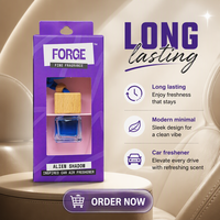 Diffuseur d'huiles essentielles de luxe pour voiture, flacon en verre suspendu de 8 ml, forme carrée, parfum pour voiture