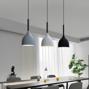 Bắc Âu singe đầu phòng ăn Đèn chùm hiện đại tối giản thanh Nhà hàng dẫn treo ánh sáng mặt dây chuyền - Product Image 4