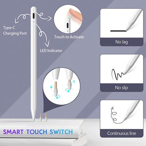 ปากกาสไตลัสดินสอสำหรับ <span class=keywords><strong>iPad</strong></span> (2018-2021) -ดินสอแบบแอคทีฟพร้อมการปฏิเสธฝ่ามือเข้ากันได้กับ <span class=keywords><strong>iPad</strong></span> Pro (11/12ที่9 "), <span class=keywords><strong>iPad</strong></span> - Product Image 3