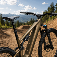 Vélo de montagne électrique à suspension intégrale en carbone, 840 Wh, moteur central, 105 Nm, roue Mullet, Trail E MTB