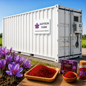 Système d'agriculture verticale automatisée en conteneur intelligent à climat contrôlé pour la culture du safran - Product Image 1