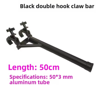 Tube 48-51mm charge 100kg bras latéral éclairage pince crochet Couple pince en aluminium scène éclairage crochet treillis pince