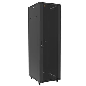 Armoire de serveur 19 pouces personnalisable 18U-47U en acier SPCC pour centre de données, support au sol intérieur, capacité de charge 800 kg, en stock - Product Image 2