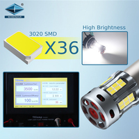 Sistema de iluminación automática 1200LM bombilla T20 3020 señales de giro Led 1156 1157 luz de freno S25 Canbus luces de coche T25 accesorios para vehículos