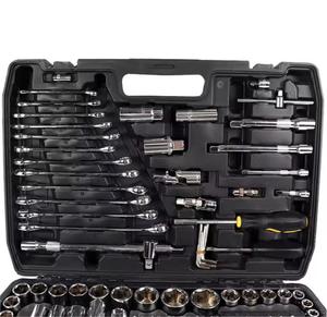 Ensemble d'outils de réparation automobile de 216 pièces, clés à douilles pour mécaniciens automobiles, clé dynamométrique de 1/2 pouce, ensemble combiné d'outils de voiture de 216 pièces - Product Image 4