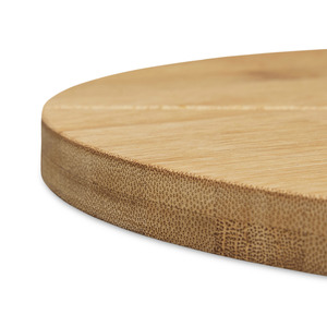 Tabla Redonda <span class=keywords><strong>de</strong></span> Bambú para <span class=keywords><strong>Cortar</strong></span> <span class=keywords><strong>Pizza</strong></span> con Guías Integradas, Bandeja <span class=keywords><strong>de</strong></span> Madera Natural para Servir <span class=keywords><strong>Pizza</strong></span>, Pan y Charcutería - Product Image 5