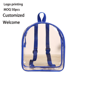 <span class=keywords><strong>Mochila</strong></span> <span class=keywords><strong>de</strong></span> PVC Personalizable para Niños <span class=keywords><strong>de</strong></span> Jardín <span class=keywords><strong>de</strong></span> Infancia, Diseño Moderno, Geométrica, Impermeable, Transparente y Linda - Product Image 2