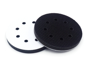 5 Inci <span class=keywords><strong>Hook</strong></span> & <span class=keywords><strong>Loop</strong></span> 8 Lubang Lembut Antarmuka Pad Spons Poles Penyangga Bantalan - Product Image 4