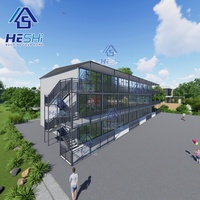 Maison portable mobile détachable préfabriquée de sécurité à vendre Maison en conteneur préfabriquée de couleur personnalisée