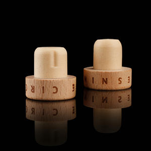<span class=keywords><strong>Bouchon</strong></span> en liège synthétique en forme <span class=keywords><strong>de</strong></span> T avec couvercle en bois, finition lisse, <span class=keywords><strong>pour</strong></span> bouteilles <span class=keywords><strong>de</strong></span> champagne et <span class=keywords><strong>de</strong></span> whisky, accessoires <span class=keywords><strong>de</strong></span> bar haut <span class=keywords><strong>de</strong></span> gamme - Product Image 3