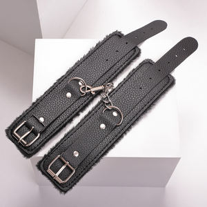 Manette BDSM Sex Toys Schiavo con Peluche Giocattoli per Adulti Regolabili per Coppia in Pelle PU Bondage Contenzione Prodotti SM - Product Image 2