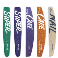 Lime à ongles professionnelle en éponge EVA double face, bloc de polissage 100/180 grains, durable, lavable, désinfectable pour le nail art